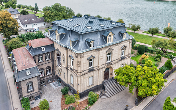 Das Bild zeigt die Villa Michels in Andernach, in dem die Gechäftstelle des 3B Startup Accelerators ist.